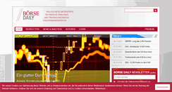 Desktop Screenshot of boerse-daily.de